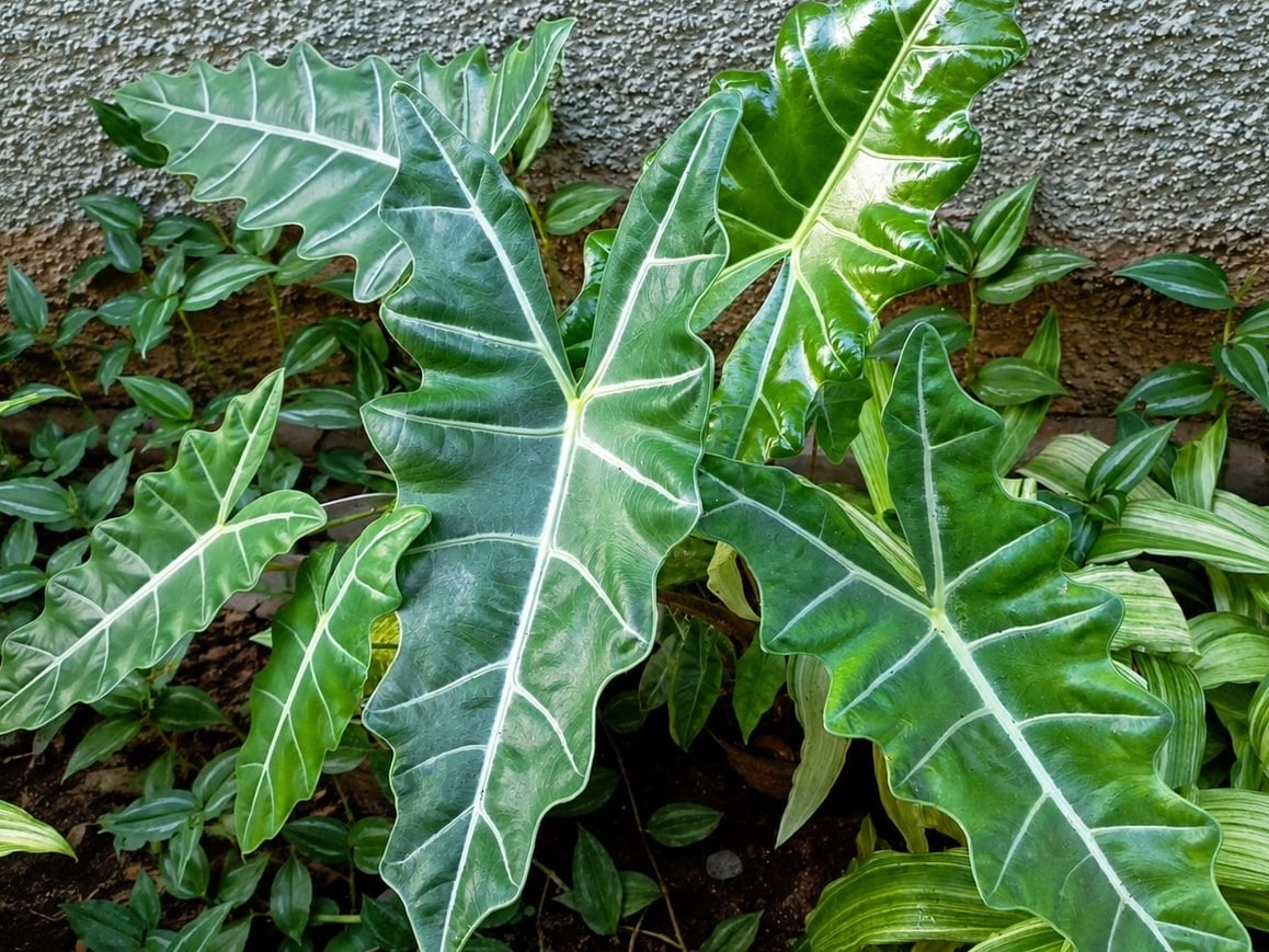 Foto rujukan Alocasia Sarian / Kuping Gajah
